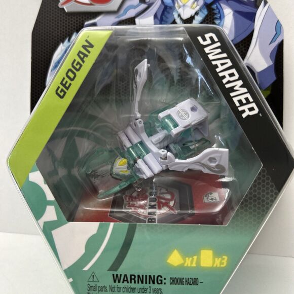 Bakugan Evolutions Geogan SWARMER , Collectible Action Figure with Trading Cards - Picture 3 of 10